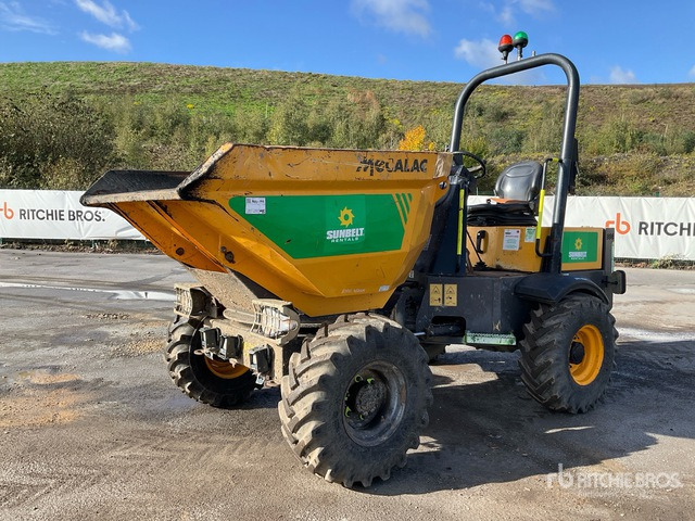 2018 Mecalac TA3s 3 ton 4x4 Swivel Dumper - Dúmper: foto 1 2018 Mecalac TA3s 3 ton 4x4 Swivel Dumper - Dúmper: foto 1