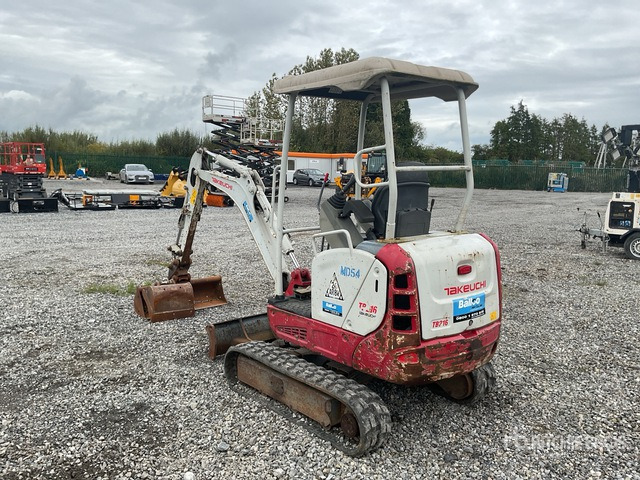 2018 Takeuchi TB216 Mini Excavator: <6.6t - Miniexcavadora: foto 3 2018 Takeuchi TB216 Mini Excavator: <6.6t - Miniexcavadora: foto 3