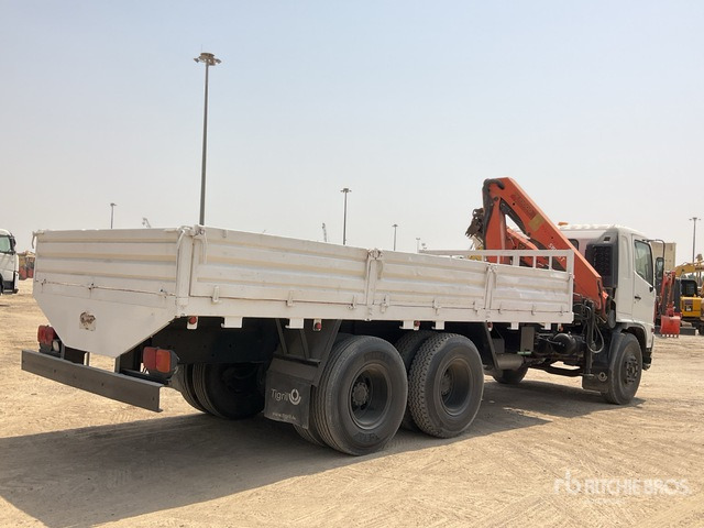 2007 Hino 500 Palfinger PK1000 4.5 ton Knuckl ... Flatbed Truck with Crane - Camión caja abierta, Camión grúa: foto 4 2007 Hino 500 Palfinger PK1000 4.5 ton Knuckl ... Flatbed Truck with Crane - Camión caja abierta, Camión grúa: foto 4