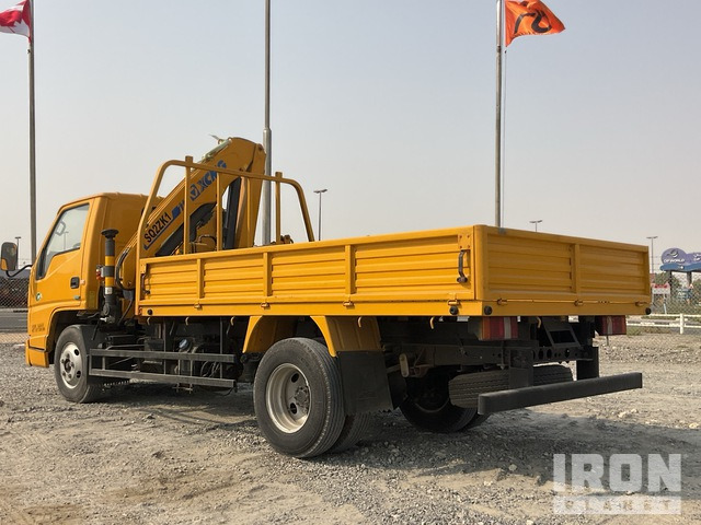 2019 JMC JX1041TG26 XCMG SQ2ZK1 2000 kg Knuckle Boo ... Flatbed Truck w/Crane - Camión caja abierta, Camión grúa: foto 4 2019 JMC JX1041TG26 XCMG SQ2ZK1 2000 kg Knuckle Boo ... Flatbed Truck w/Crane - Camión caja abierta, Camión grúa: foto 4
