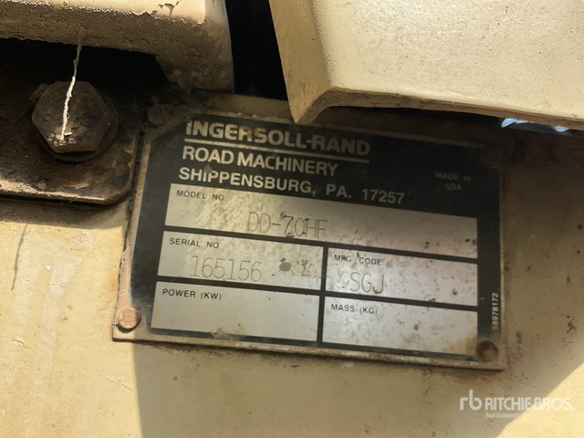 Ingersoll Rand - Apisonadora de asfalto: foto 1 Ingersoll Rand - Apisonadora de asfalto: foto 1