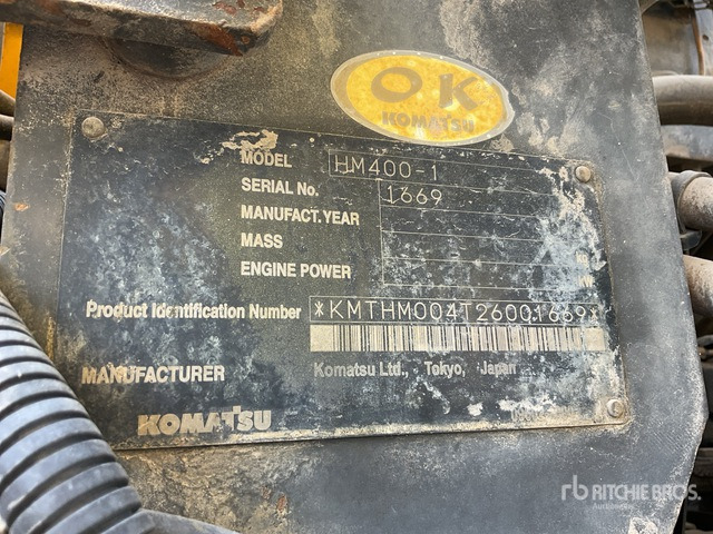 Komatsu HM400-1 Articulated Dump Truck - Dúmper articulado: foto 2 Komatsu HM400-1 Articulated Dump Truck - Dúmper articulado: foto 2