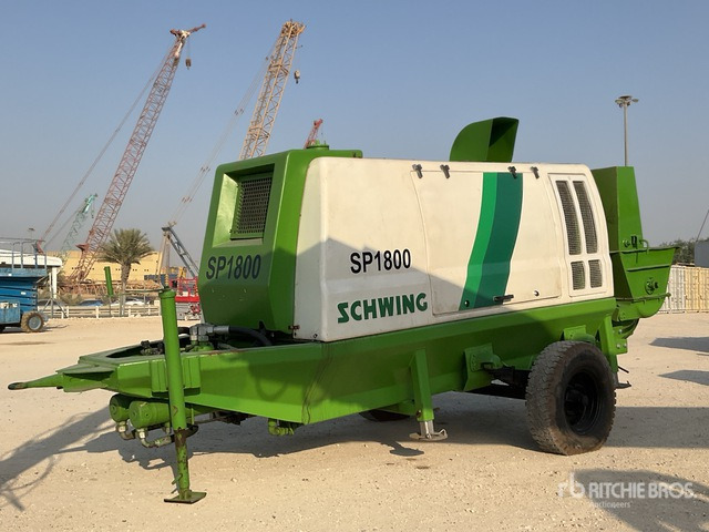 Schwing SP1800 - Bomba de hormigon estacionaria: foto 1 Schwing SP1800 - Bomba de hormigon estacionaria: foto 1