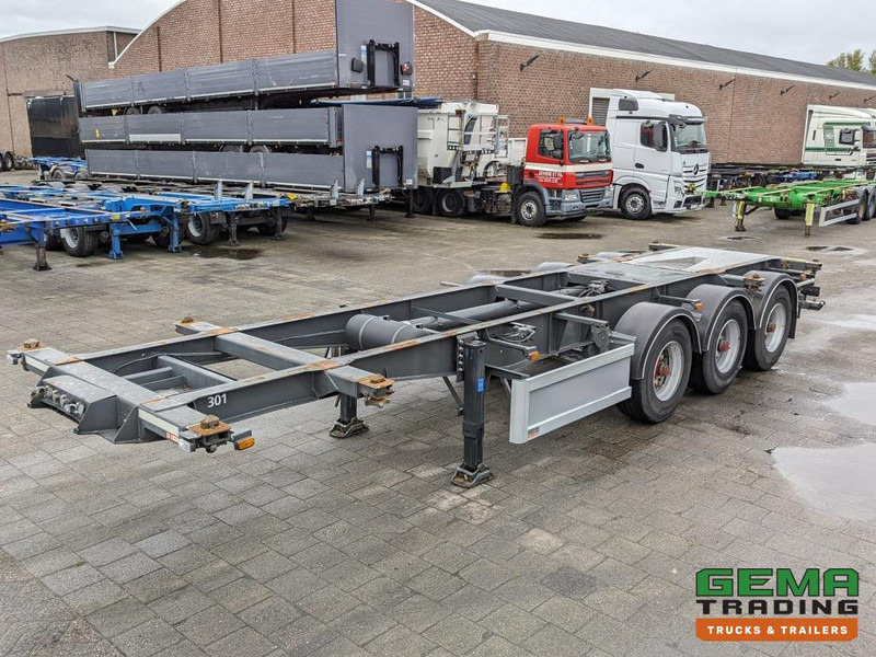 Burg BPO 12-27 3-Assen BPW ADR EX/II EX/III FL OX AT - Trommelremmen - 20/30FT TankChassis - RVS Driptray/Toolbox (O1824) - Semirremolque portacontenedore/ Intercambiable: foto 4 Burg BPO 12-27 3-Assen BPW ADR EX/II EX/III FL OX AT - Trommelremmen - 20/30FT TankChassis - RVS Driptray/Toolbox (O1824) - Semirremolque portacontenedore/ Intercambiable: foto 4