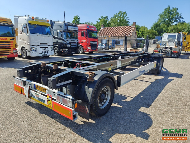 Krone AZ 2-Assen BPW - BDF Systeem - Schijfremmen - Luchtvering - 11/2025 APK - Remolque portacontenedore/ Intercambiable: foto 1 Krone AZ 2-Assen BPW - BDF Systeem - Schijfremmen - Luchtvering - 11/2025 APK - Remolque portacontenedore/ Intercambiable: foto 1