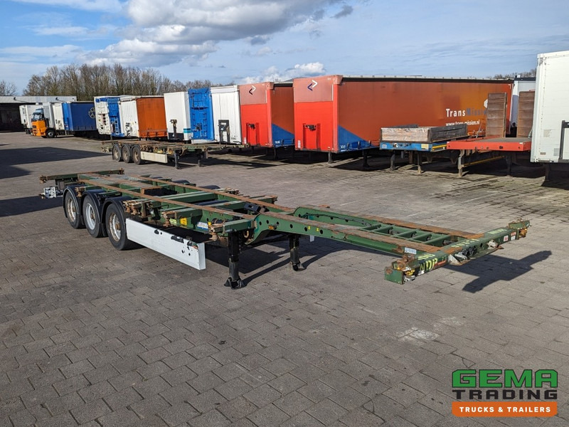 Krone SD 27 3-Assen BPW Kont Schuiver - DrumBrakes - 5280kg (O1776) - Semirremolque portacontenedore/ Intercambiable: foto 2 Krone SD 27 3-Assen BPW Kont Schuiver - DrumBrakes - 5280kg (O1776) - Semirremolque portacontenedore/ Intercambiable: foto 2