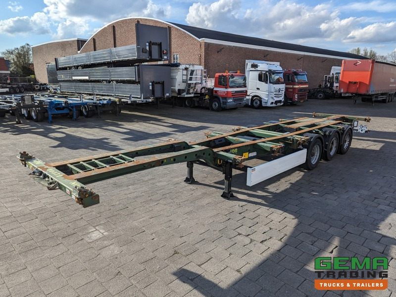 Krone SD 27 3-Assen BPW Kont Schuiver - DrumBrakes - 5280kg (O1776) - Semirremolque portacontenedore/ Intercambiable: foto 3 Krone SD 27 3-Assen BPW Kont Schuiver - DrumBrakes - 5280kg (O1776) - Semirremolque portacontenedore/ Intercambiable: foto 3