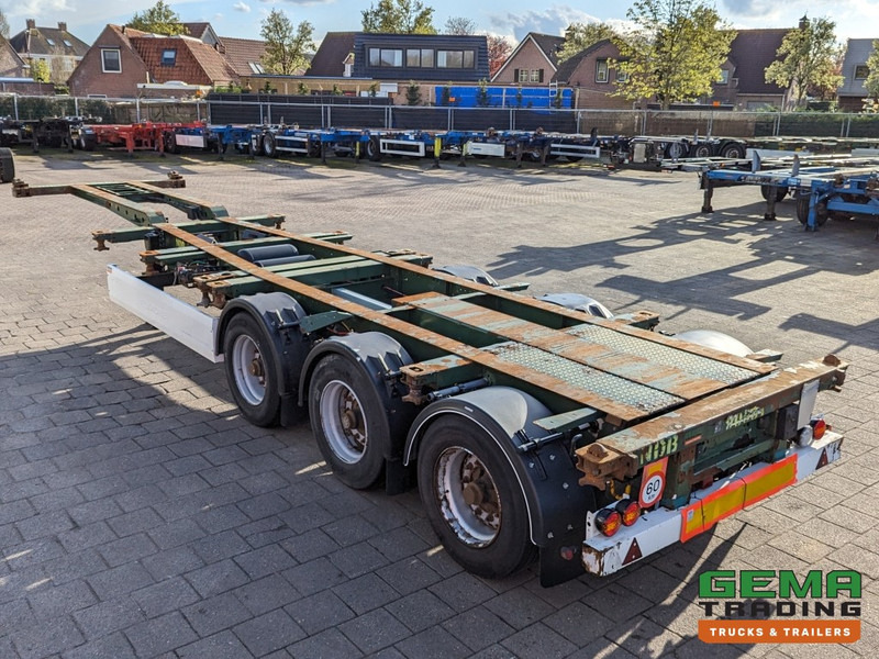 Krone SD 27 3-Assen BPW Kont Schuiver - DrumBrakes - 5280kg (O1776) - Semirremolque portacontenedore/ Intercambiable: foto 4 Krone SD 27 3-Assen BPW Kont Schuiver - DrumBrakes - 5280kg (O1776) - Semirremolque portacontenedore/ Intercambiable: foto 4