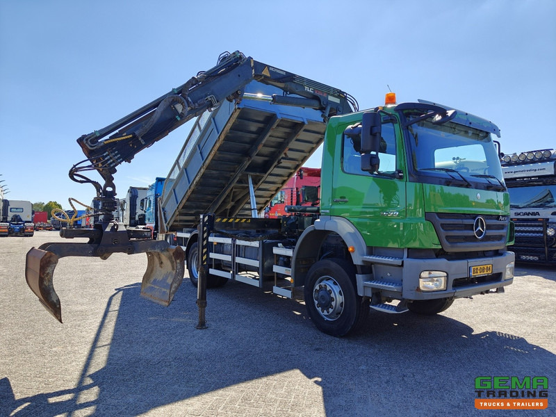 Mercedes-Benz AXOR 1829 AK 4x4 Dagcab Euro5 - Kipper + Terex 105.2 - RadioGrafisch - NaafReductie - Camión volquete, Camión grúa: foto 4 Mercedes-Benz AXOR 1829 AK 4x4 Dagcab Euro5 - Kipper + Terex 105.2 - RadioGrafisch - NaafReductie - Camión volquete, Camión grúa: foto 4