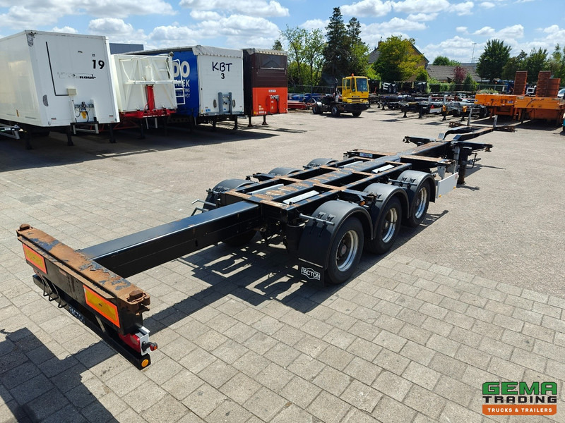 Pacton T3-010 3-Assen SAF - MULTI - Trommelremmen - LiftAs - 3x Uitschuifbaar - 10/2025 APK - Semirremolque portacontenedore/ Intercambiable: foto 1 Pacton T3-010 3-Assen SAF - MULTI - Trommelremmen - LiftAs - 3x Uitschuifbaar - 10/2025 APK - Semirremolque portacontenedore/ Intercambiable: foto 1