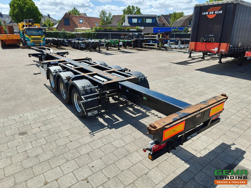 Pacton T3-010 3-Assen SAF - MULTI - Trommelremmen - LiftAs - 3x Uitschuifbaar - 10/2025 APK - Semirremolque portacontenedore/ Intercambiable: foto 4 Pacton T3-010 3-Assen SAF - MULTI - Trommelremmen - LiftAs - 3x Uitschuifbaar - 10/2025 APK - Semirremolque portacontenedore/ Intercambiable: foto 4