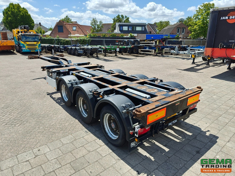 Pacton T3-010 3-Assen SAF - MULTI - Trommelremmen - LiftAs - 3x Uitschuifbaar - 10/2025 APK - Semirremolque portacontenedore/ Intercambiable: foto 2 Pacton T3-010 3-Assen SAF - MULTI - Trommelremmen - LiftAs - 3x Uitschuifbaar - 10/2025 APK - Semirremolque portacontenedore/ Intercambiable: foto 2