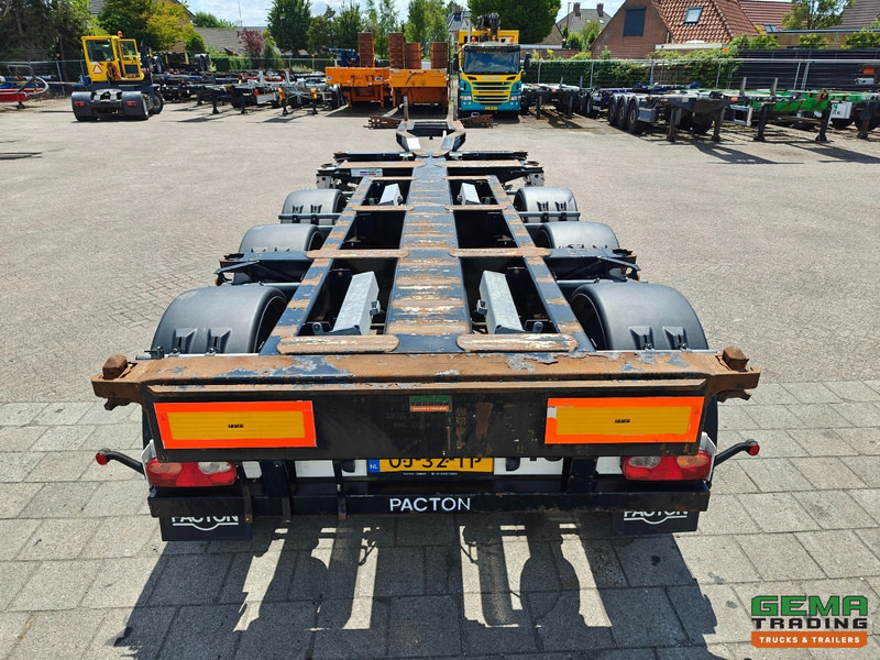 Pacton T3-010 3-Assen SAF - MULTI - Trommelremmen - LiftAs - 3x Uitschuifbaar - 10/2025 APK - Semirremolque portacontenedore/ Intercambiable: foto 5 Pacton T3-010 3-Assen SAF - MULTI - Trommelremmen - LiftAs - 3x Uitschuifbaar - 10/2025 APK - Semirremolque portacontenedore/ Intercambiable: foto 5