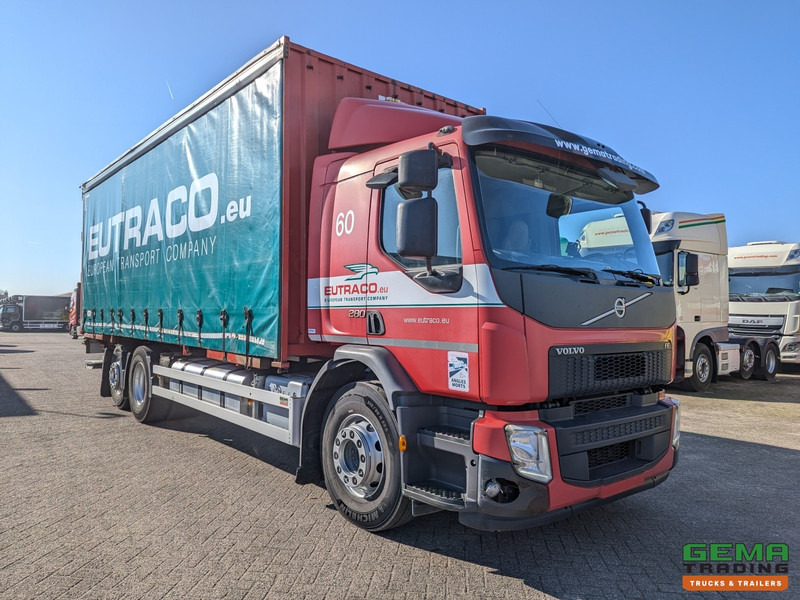 Volvo FE 280 6x2 Slaapcab Euro6 - BDF / SchuifzeilenBak 7.5M + Laadklep 1500KG - Rongpotten/Rongen - Camión lona: foto 2 Volvo FE 280 6x2 Slaapcab Euro6 - BDF / SchuifzeilenBak 7.5M + Laadklep 1500KG - Rongpotten/Rongen - Camión lona: foto 2