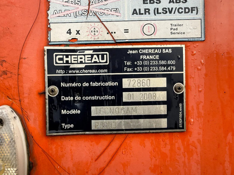 Chereau 3 Axle Thermoking SL 250 1850 7CM Side H260cm - Semirremolque frigorífico: foto 4 Chereau 3 Axle Thermoking SL 250 1850 7CM Side H260cm - Semirremolque frigorífico: foto 4