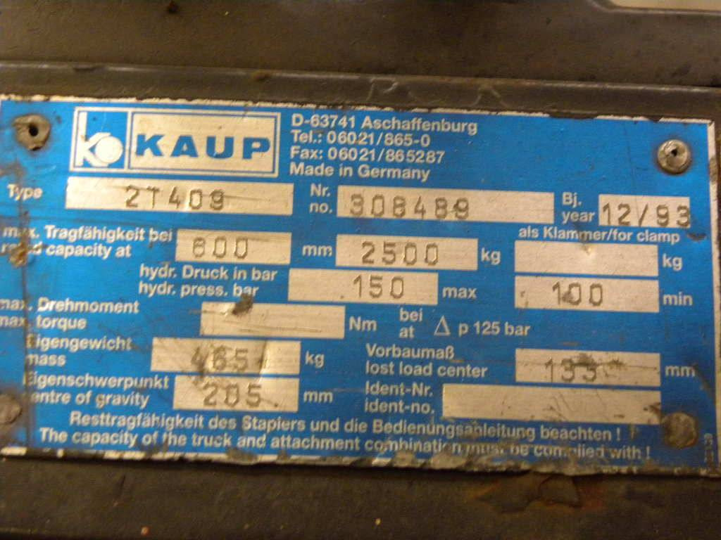 Kaup Double pallet handler - Implemento: foto 3 Kaup Double pallet handler - Implemento: foto 3