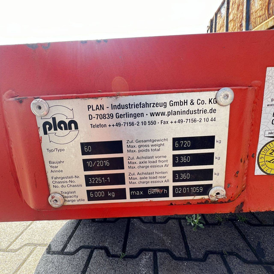 Plan Type 60-6.000 - Roll trailer: foto 2 Plan Type 60-6.000 - Roll trailer: foto 2