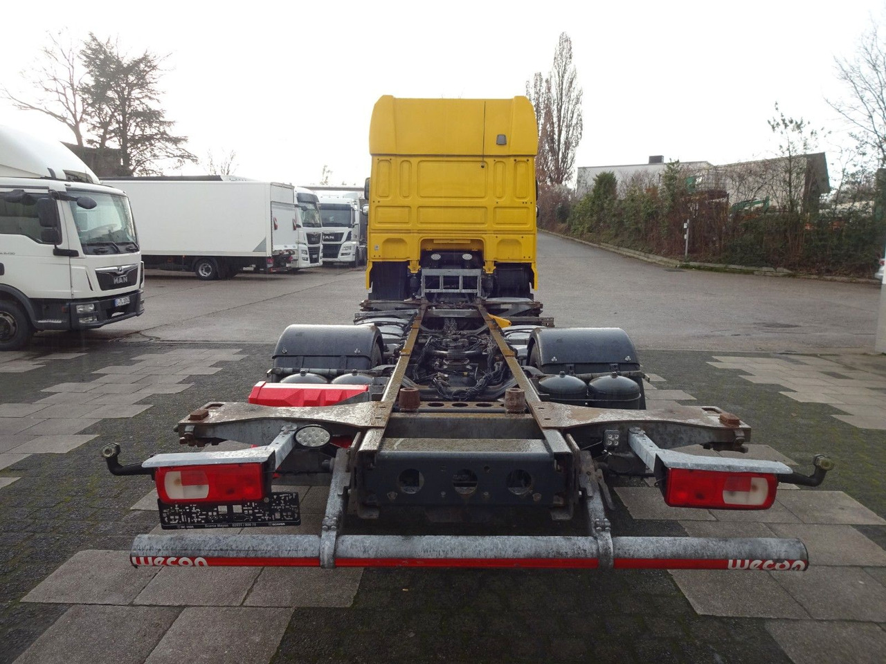 Camión portacontenedore/ Intercambiable DAF XF 480, Jumbo BDF, SSC, Standklima, Intarder: foto 6