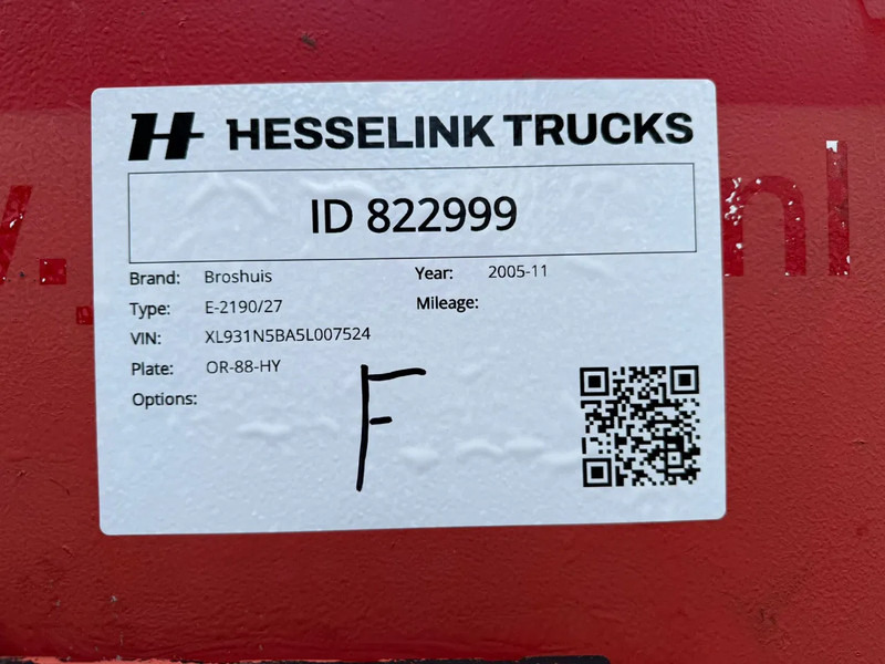 Broshuis Dieplader 6M Extendable Stuuras APK/TUV 03/2026 - Semirremolque góndola rebajadas: foto 5 Broshuis Dieplader 6M Extendable Stuuras APK/TUV 03/2026 - Semirremolque góndola rebajadas: foto 5