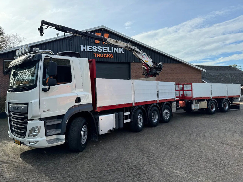 DAF CF 480 8X2 KENNIS K16R3 Kraan/Crane Combi 248.940KM Top condition!! - Camión caja abierta, Camión grúa: foto 1 DAF CF 480 8X2 KENNIS K16R3 Kraan/Crane Combi 248.940KM Top condition!! - Camión caja abierta, Camión grúa: foto 1