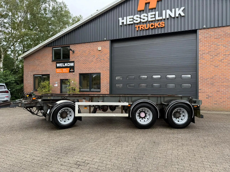 GS Meppel 28T Kiepende containeraanhangwagen! 640cm systeemlengte Centrale smering - Semirremolque portacontenedore/ Intercambiable: foto 5 GS Meppel 28T Kiepende containeraanhangwagen! 640cm systeemlengte Centrale smering - Semirremolque portacontenedore/ Intercambiable: foto 5