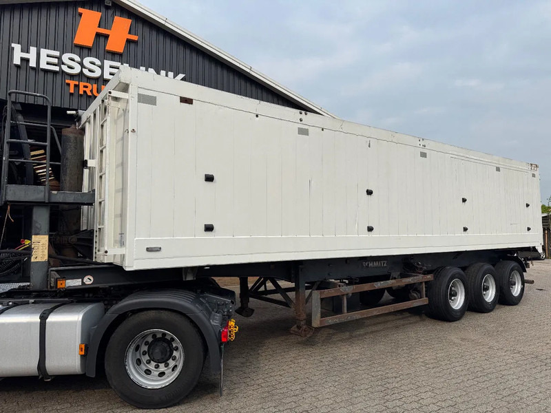 Schmitz Cargobull 55m3 alu kipper, klep/deuren, liftas, BPW, APK 04/2026! - Semirremolque volquete: foto 1 Schmitz Cargobull 55m3 alu kipper, klep/deuren, liftas, BPW, APK 04/2026! - Semirremolque volquete: foto 1