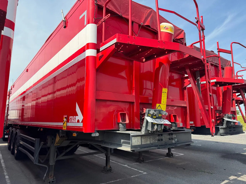 Stas S300CX 58m3 Alcoa SAF Klep Deuren combi top condition 6340kg - Semirremolque volquete: foto 2 Stas S300CX 58m3 Alcoa SAF Klep Deuren combi top condition 6340kg - Semirremolque volquete: foto 2