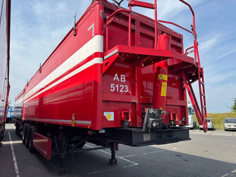 Stas S300CX 58m3 Alcoa SAF Klep/Deuren combi top condition 6370kg - Semirremolque volquete: foto 2 Stas S300CX 58m3 Alcoa SAF Klep/Deuren combi top condition 6370kg - Semirremolque volquete: foto 2