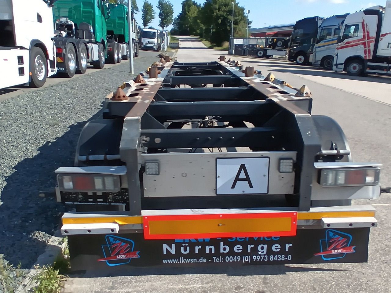 Hüffermann 2-A VARIO-CARRIER VERZINKT SAFETYFIX Reifen/TÜV - Remolque multilift/ Portacontenedores de cadenas: foto 3 Hüffermann 2-A VARIO-CARRIER VERZINKT SAFETYFIX Reifen/TÜV - Remolque multilift/ Portacontenedores de cadenas: foto 3