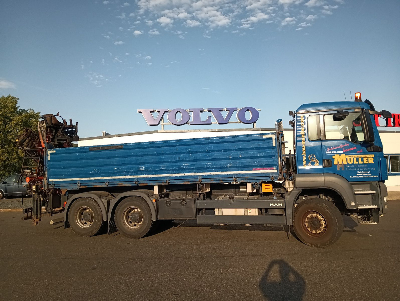 MAN TGS 26:480 6x4 EURO5 ATLAS 240.2E-A4 3-S-Kipper - Camión volquete, Camión grúa: foto 5 MAN TGS 26:480 6x4 EURO5 ATLAS 240.2E-A4 3-S-Kipper - Camión volquete, Camión grúa: foto 5