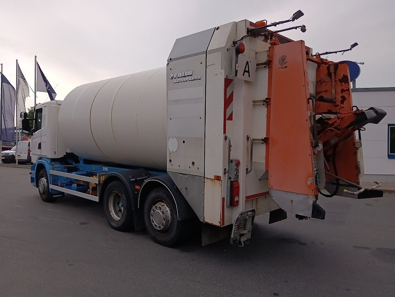 Camión de basura Scania G360 6x2 RETARDER FAUN ROTOPRESS 521L Zöller 230: foto 12
