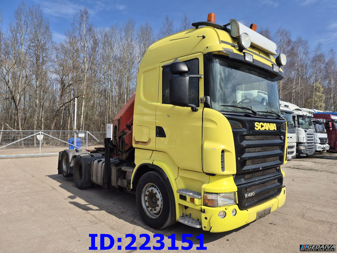 SCANIA R420 6x2 + Crane Palfinger PK23500 + Remote control - Cabeza tractora: foto 4 SCANIA R420 6x2 + Crane Palfinger PK23500 + Remote control - Cabeza tractora: foto 4