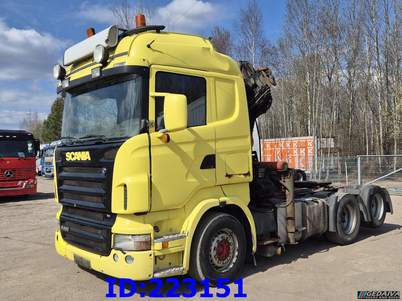 SCANIA R420 6x2 + Crane Palfinger PK23500 + Remote control - Cabeza tractora: foto 1 SCANIA R420 6x2 + Crane Palfinger PK23500 + Remote control - Cabeza tractora: foto 1