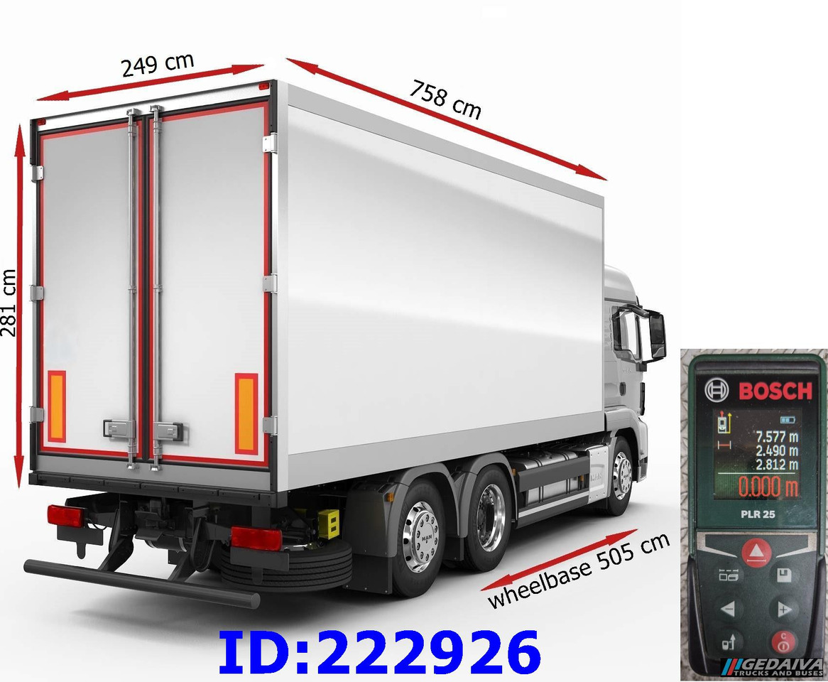 Camión isotérmico DAF XF 106 440 FAR 6x2 Euro6: foto 8