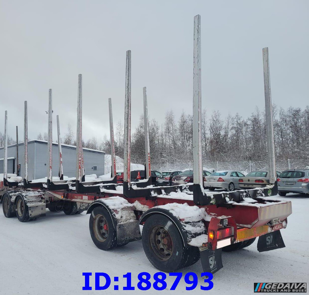 MALKKI RJ4-10200 - 4 Axles - Remolque maderero: foto 3 MALKKI RJ4-10200 - 4 Axles - Remolque maderero: foto 3