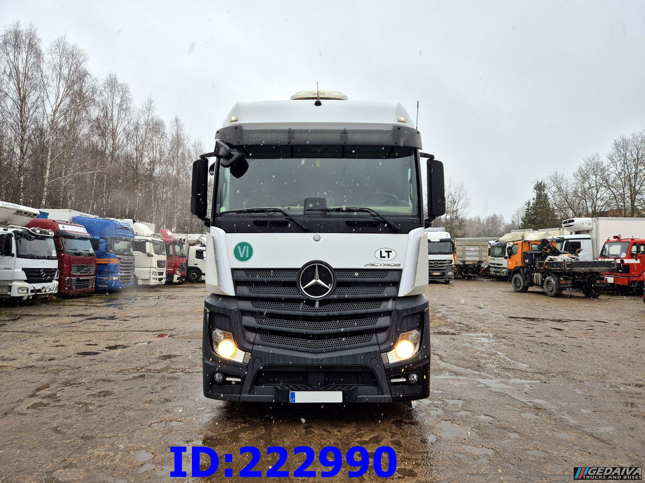 MERCEDES-BENZ Actros 2542 6x2 Euro6 + Wielton trailer - Camión lona: foto 2 MERCEDES-BENZ Actros 2542 6x2 Euro6 + Wielton trailer - Camión lona: foto 2