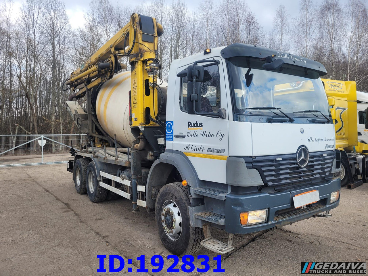MERCEDES-BENZ Atego 2628 6x4 Schwing 17m 9m3 - Camión bomba de hormigón: foto 1 MERCEDES-BENZ Atego 2628 6x4 Schwing 17m 9m3 - Camión bomba de hormigón: foto 1