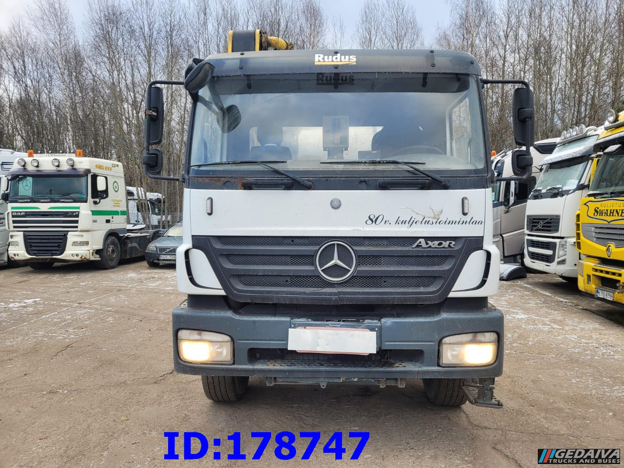 MERCEDES-BENZ Axor 2633 6x4 Schwing 750 - Camión bomba de hormigón: foto 2 MERCEDES-BENZ Axor 2633 6x4 Schwing 750 - Camión bomba de hormigón: foto 2