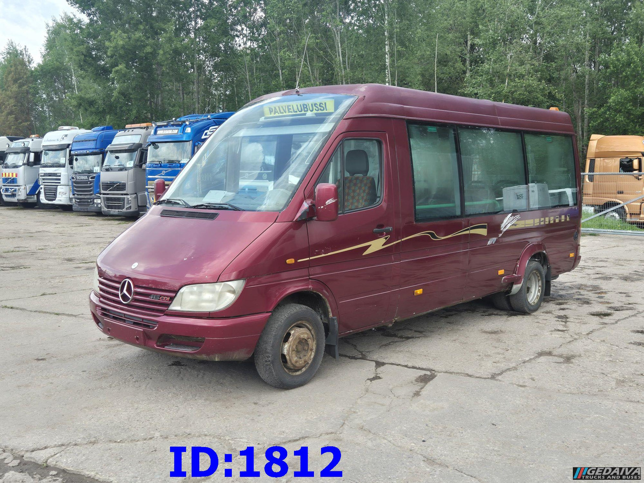 MERCEDES-BENZ Sprinter 413 - 17 Place - Minibús, Furgoneta de pasajeros: foto 4 MERCEDES-BENZ Sprinter 413 - 17 Place - Minibús, Furgoneta de pasajeros: foto 4