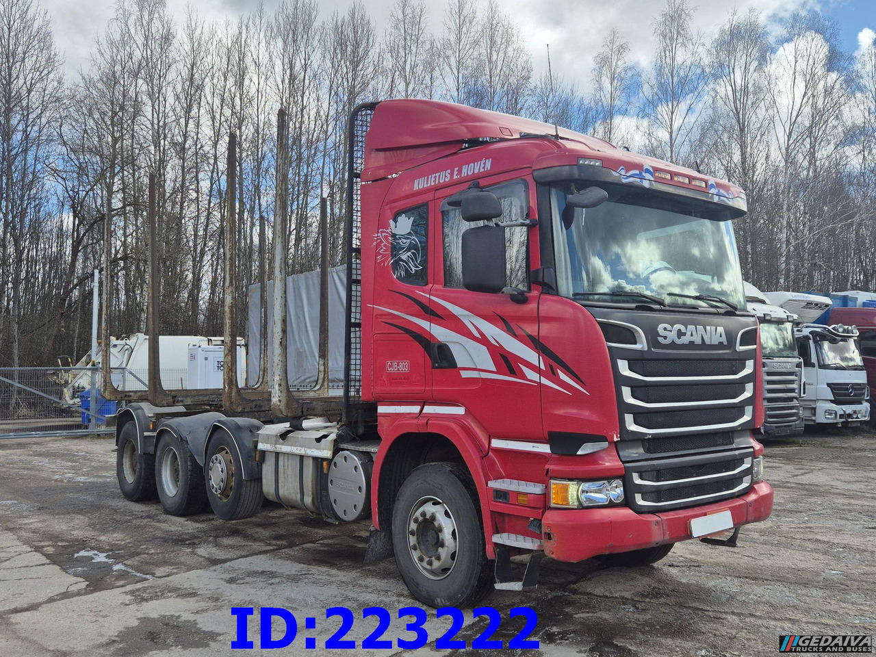 SCANIA R620 - 8x4 - Steering axle - Camión forestal: foto 4 SCANIA R620 - 8x4 - Steering axle - Camión forestal: foto 4