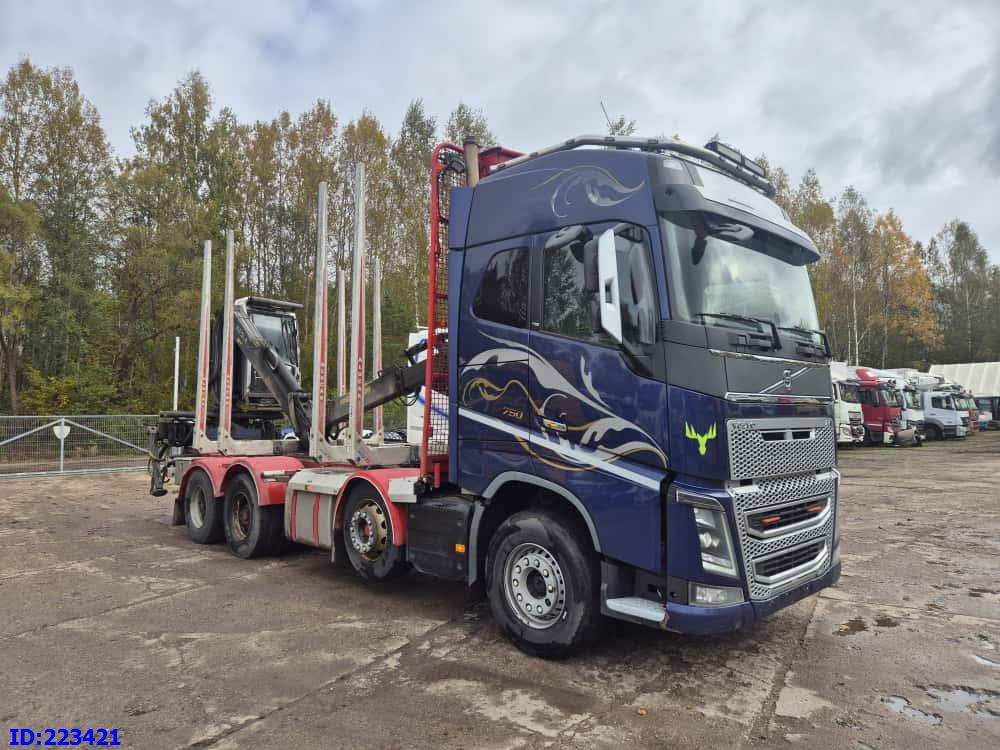 VOLVO FH16 750HP 8x4 + KESLA CRANE - Camión forestal: foto 4 VOLVO FH16 750HP 8x4 + KESLA CRANE - Camión forestal: foto 4