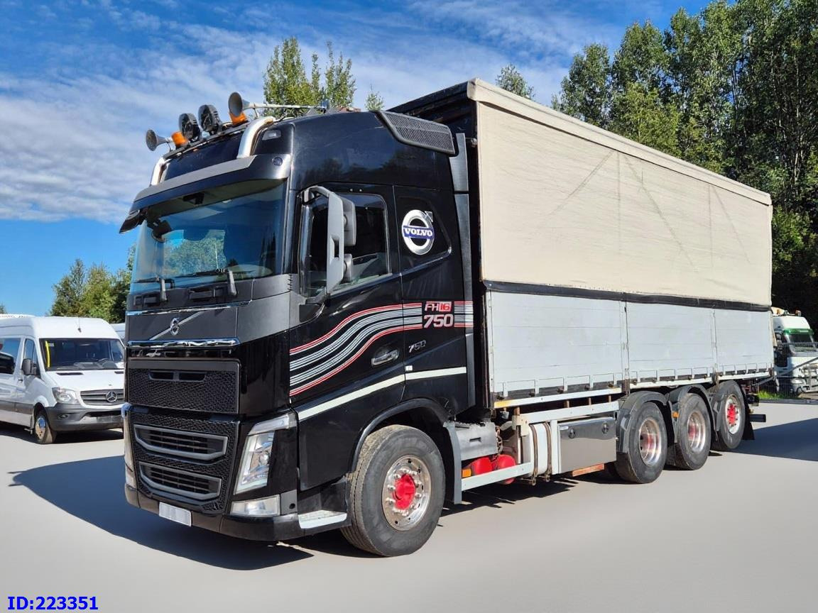 VOLVO FH16 750HP - 8x4-Steering axle - Camión lona: foto 1 VOLVO FH16 750HP - 8x4-Steering axle - Camión lona: foto 1