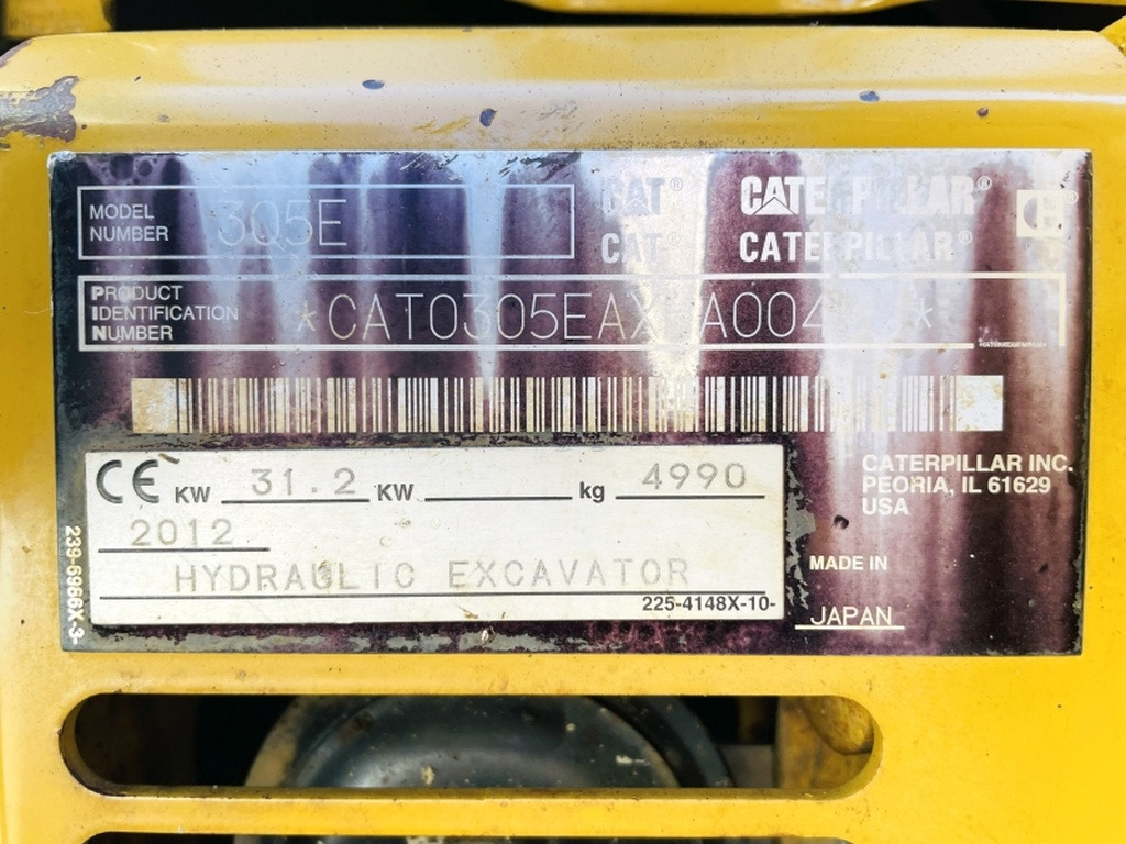 Caterpillar 305E CR (4086) - Miniexcavadora: foto 4 Caterpillar 305E CR (4086) - Miniexcavadora: foto 4