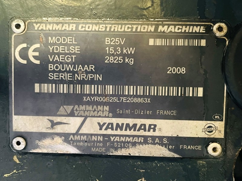 Yanmar B25V (3699) - Miniexcavadora: foto 3 Yanmar B25V (3699) - Miniexcavadora: foto 3