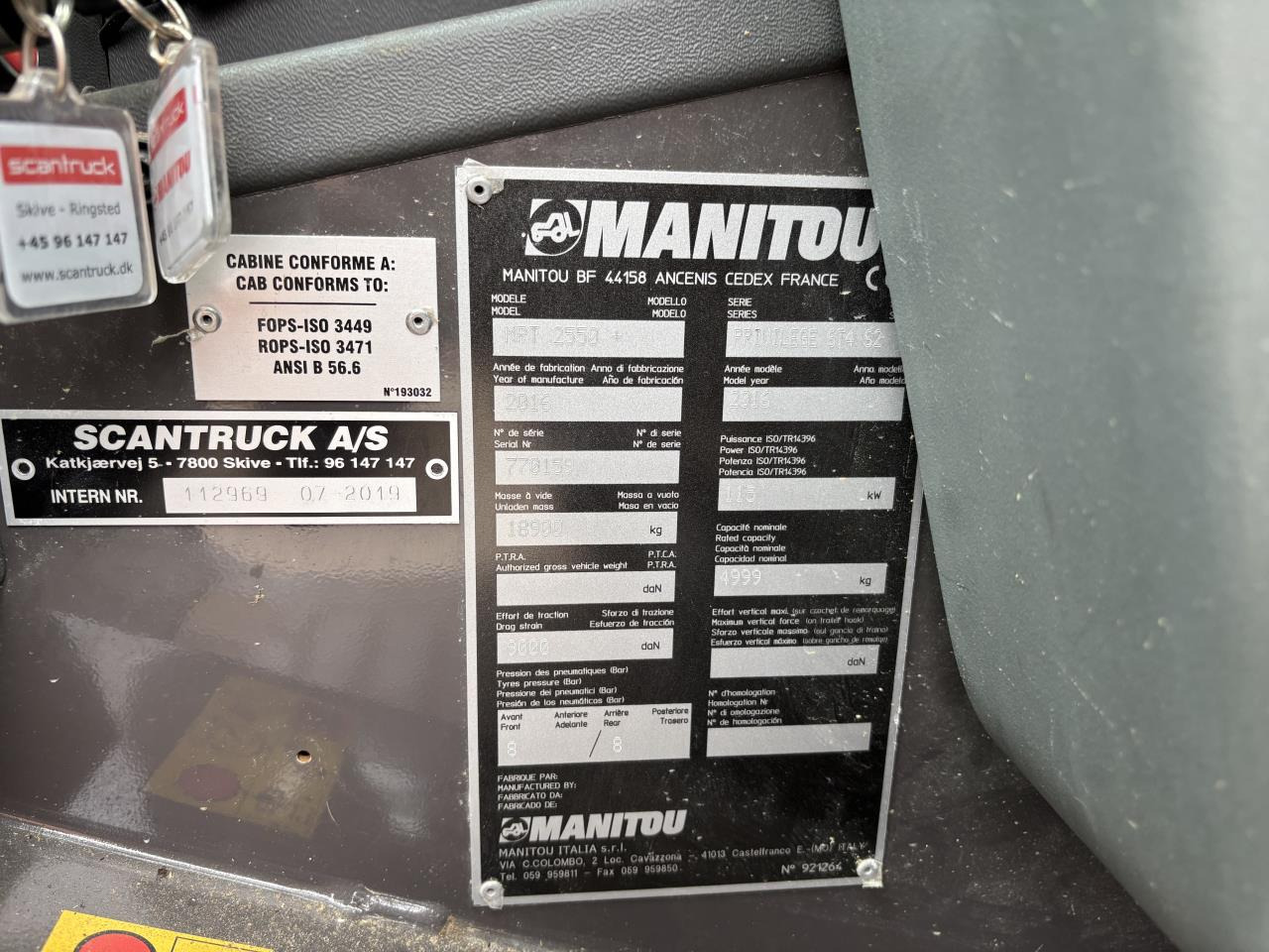 Manitou MRT2550P+ ST4 - Manipulador telescópico: foto 2 Manitou MRT2550P+ ST4 - Manipulador telescópico: foto 2