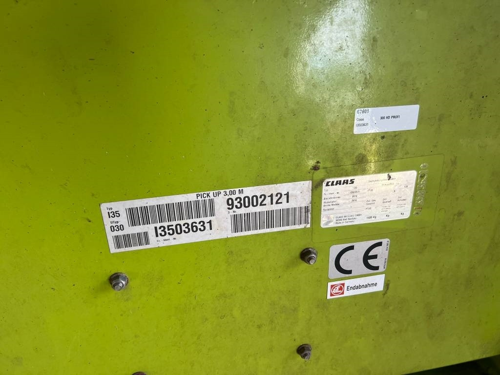 Leasing para Claas PU 300 HD  Claas PU 300 HD: foto 7