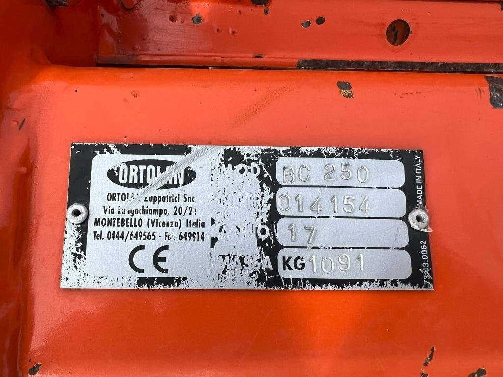 Equipo para trabajo del suelo Ortolan BC 250 Frees: foto 8