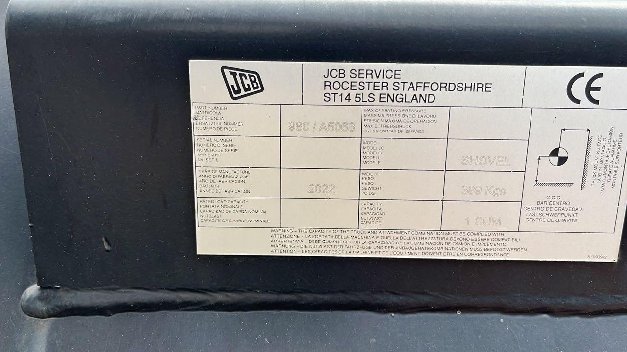 JCB Schaufel - Cazo cargador: foto 1 JCB Schaufel - Cazo cargador: foto 1