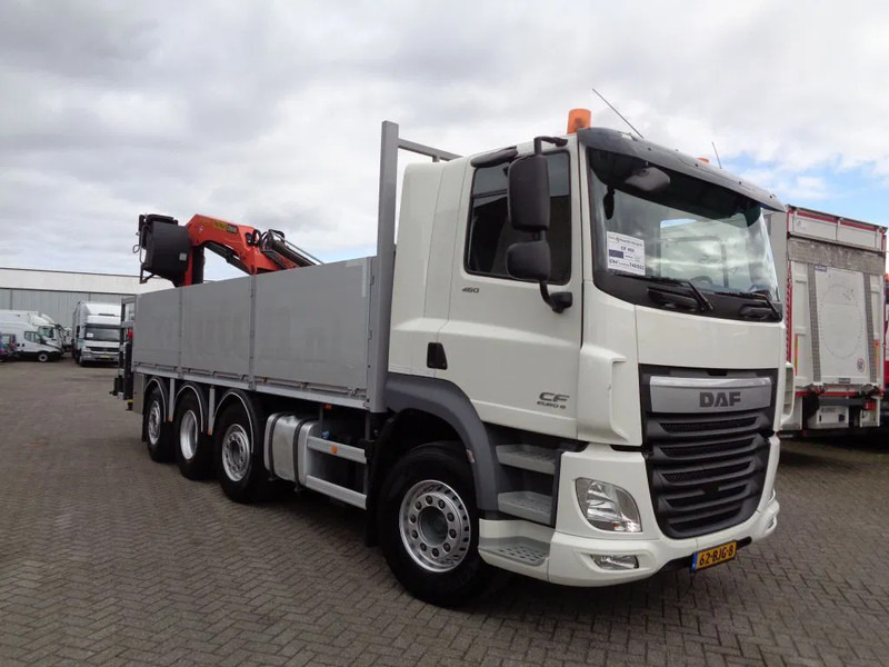 DAF CF 460 Combi Pacton MXD220 + 8X2 + Manual + Euro 6 + Palfinger PK 18500 - Camión caja abierta, Camión grúa: foto 2 DAF CF 460 Combi Pacton MXD220 + 8X2 + Manual + Euro 6 + Palfinger PK 18500 - Camión caja abierta, Camión grúa: foto 2