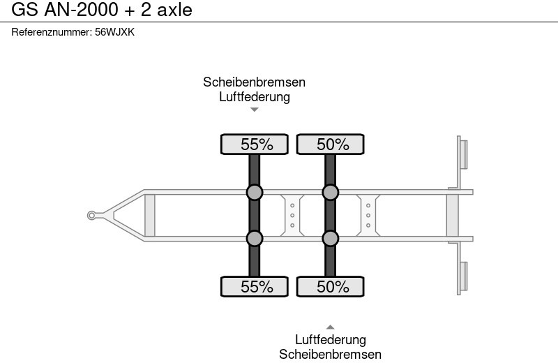 Remolque plataforma/ Caja abierta GS AN-2000 + 2 axle: foto 11 Remolque plataforma/ Caja abierta GS AN-2000 + 2 axle: foto 11